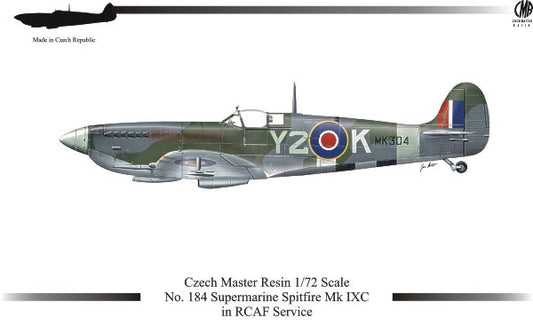 Czech Master Resin 72-184 1:72 Supermarine Spitfire Mk.IXC in RCAF Service