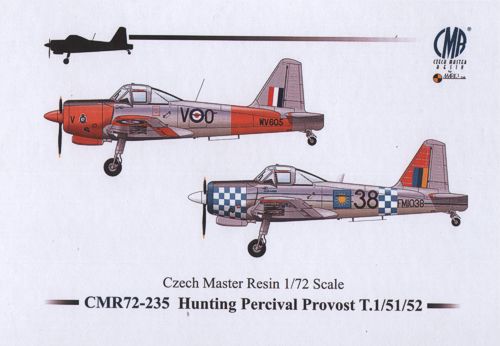 Czech Master Resin 72-235 1:72 Hunting Percival Provost T.1/51/52