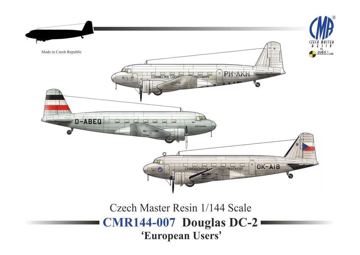 Czech Master Resin 144-007 1:144 Douglas DC-2 'European Users'