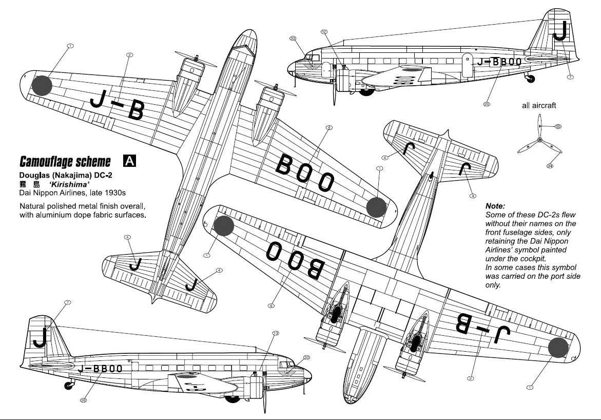 Czech Master Resin 144-010 1:144 Douglas DC-2 'Civilian Service'