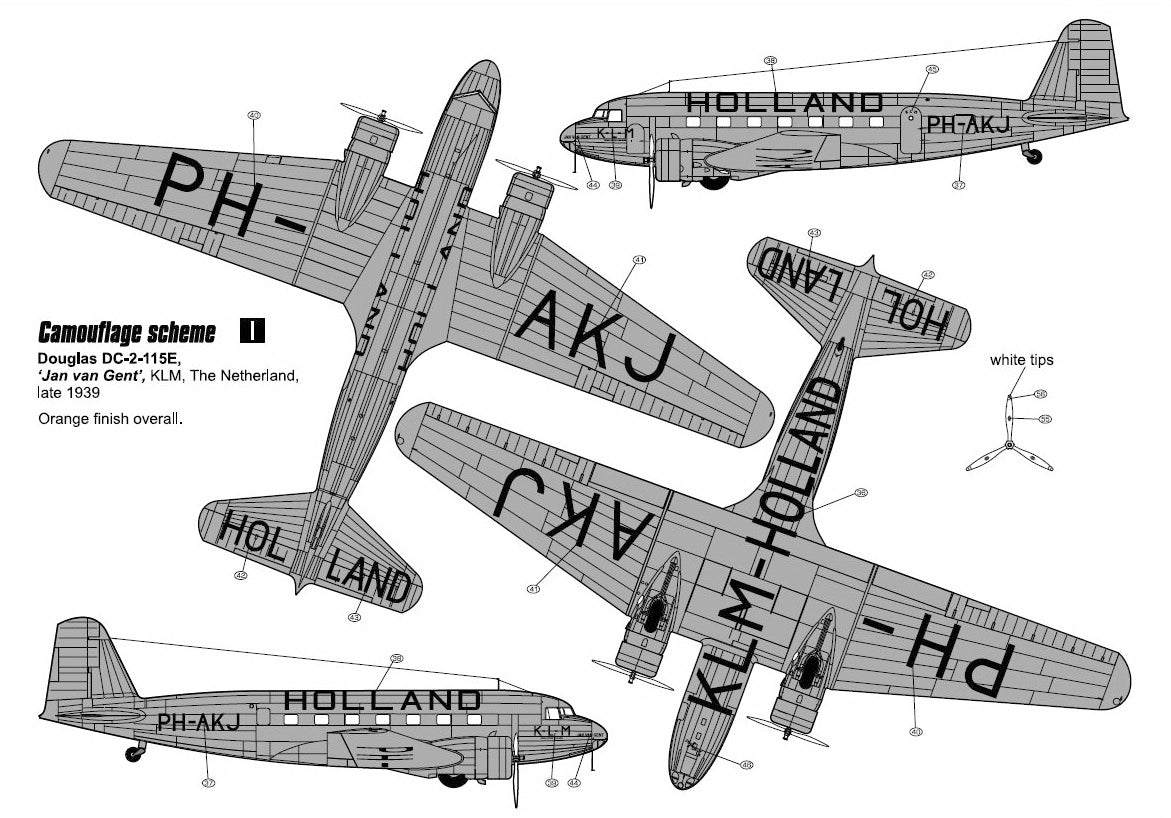 Czech Master Resin 144-010 1:144 Douglas DC-2 'Civilian Service'