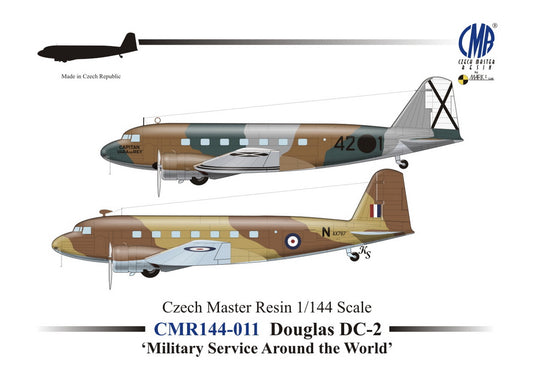 Czech Master Resin 144-011 1:144 Douglas DC-2 'Military Service Around the World'