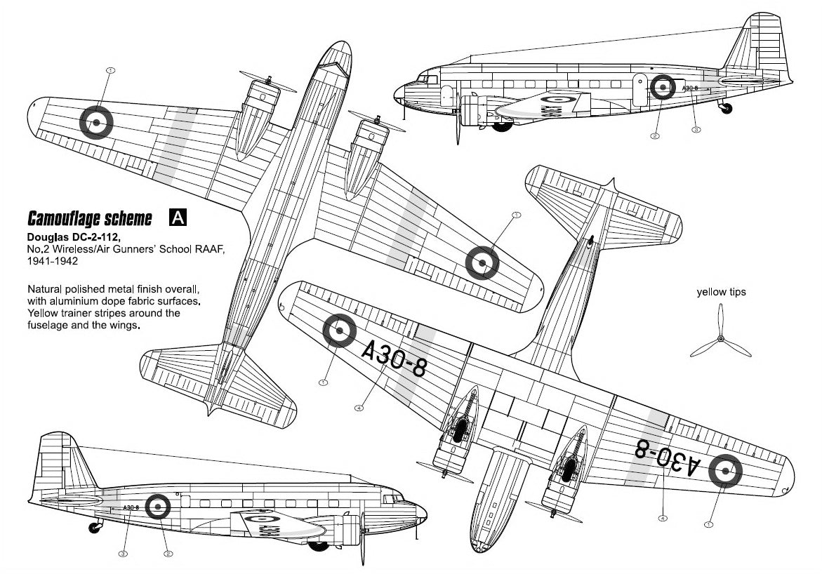 Czech Master Resin 144-011 1:144 Douglas DC-2 'Military Service Around the World'