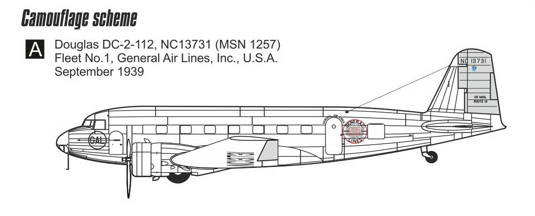 Czech Master Resin CMR144-013 1:144 Douglas DC-2 'Deuce'