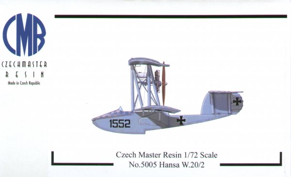 Czech Master Resin 72-5005 1:72 Hansa-Brandenberg W.20/2 Flying Boat