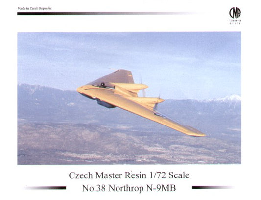 Czech Master Resin CMR72-5038 1:72 Northrop N-9MB Flying Wing with Decals