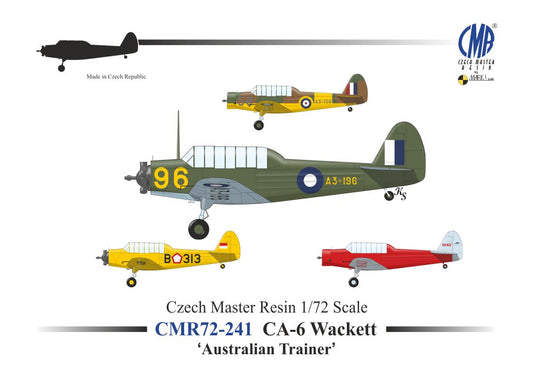 Czech Master Resin CMR72-241 1:72 CAC CA-6 Wackett 'Australian Trainer'