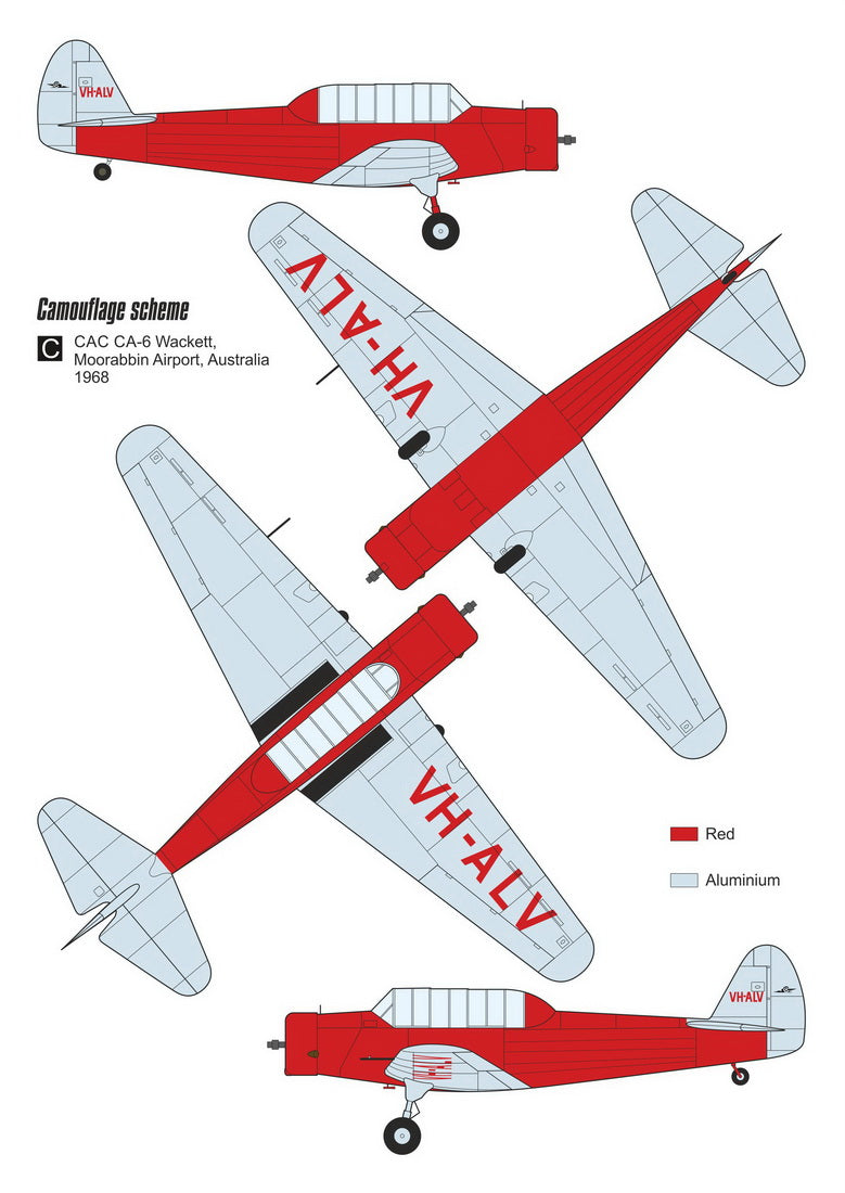 Czech Master Resin CMR72-241 1:72 CAC CA-6 Wackett 'Australian Trainer'