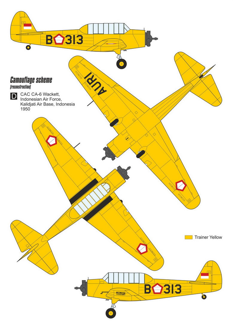 Czech Master Resin CMR72-241 1:72 CAC CA-6 Wackett 'Australian Trainer'