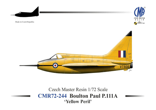 Czech Master Resin CMR72-244 1:72 Boulton Paul P.111A ‘Yellow Peril'