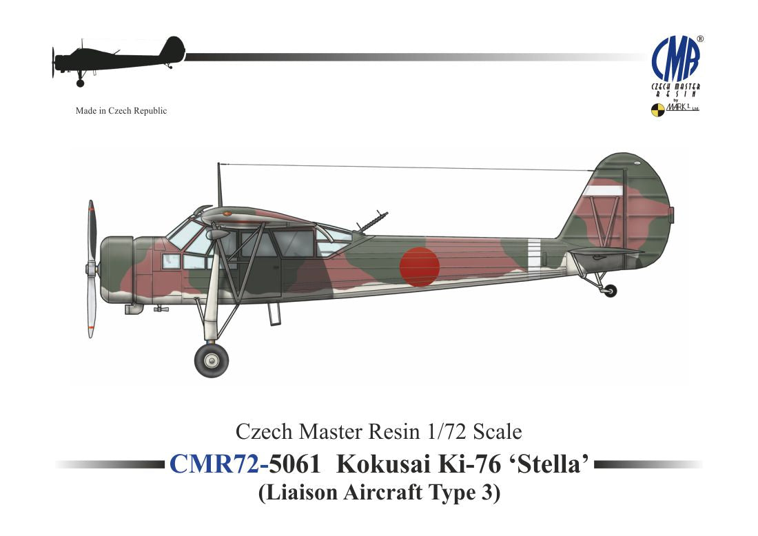 Czech Master Resin R72-5061 1:72 Kokusai Ki-76 'Stella'