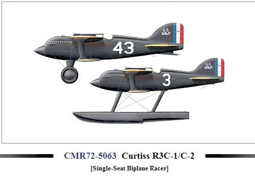 Czech Master Resin 72-5063 1:72 Curtiss R3C-1/C-2 Single-Seat Biplane Racer