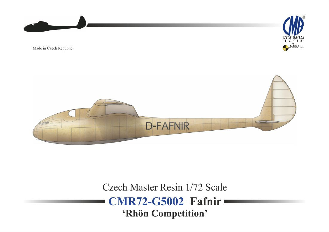 Czech Master Resin R72-G5002 1:72 Fafnir 'Rhön Competition'