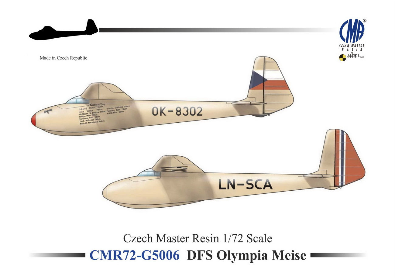 Czech Master Resin 72-G5006 1:72 DFS Olympia Meise