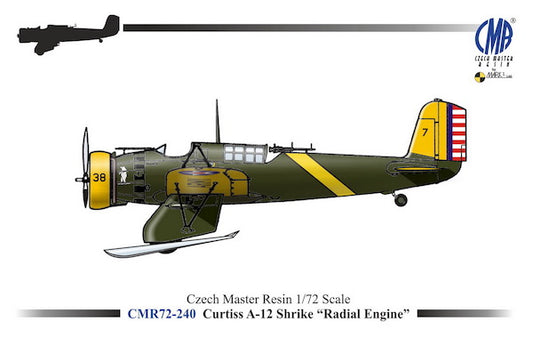 Czech Master Resin 72-240 1:72 Curtiss A-12 Shrike "Radial Engine"