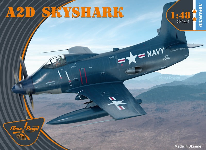 Clear Prop Models CP4801 1:48 Douglas A2D-1 Skyshark ADVANCED KIT