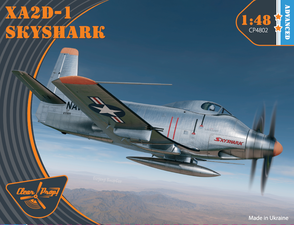 Clear Prop Models 4802 1:48 Douglas XA2D-1 Skyshark Advanced