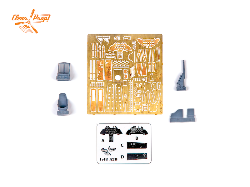 Clear Prop Models 4802 1:48 Douglas XA2D-1 Skyshark Advanced