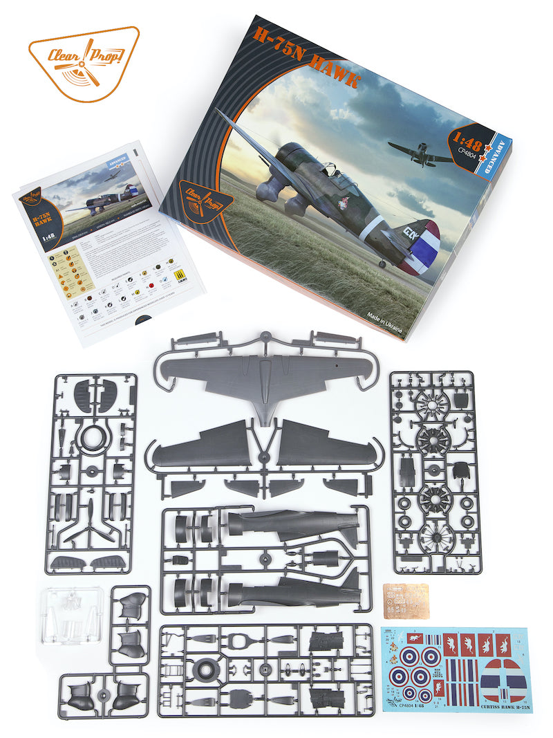 Clear Prop Models 4804 1:48 Curtiss H-75N Hawk Advanced