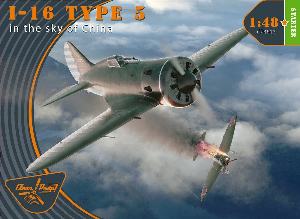 Clear Prop Models 4813 1:48 Polikarpov I-16 Type 5 in the Sky of China Starter