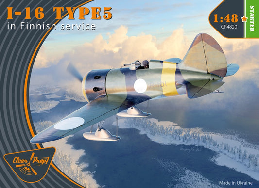 Clear Prop Models CP4820 1:48 Polikarpov I-16 type 5 In Finnish Service - Starter kit