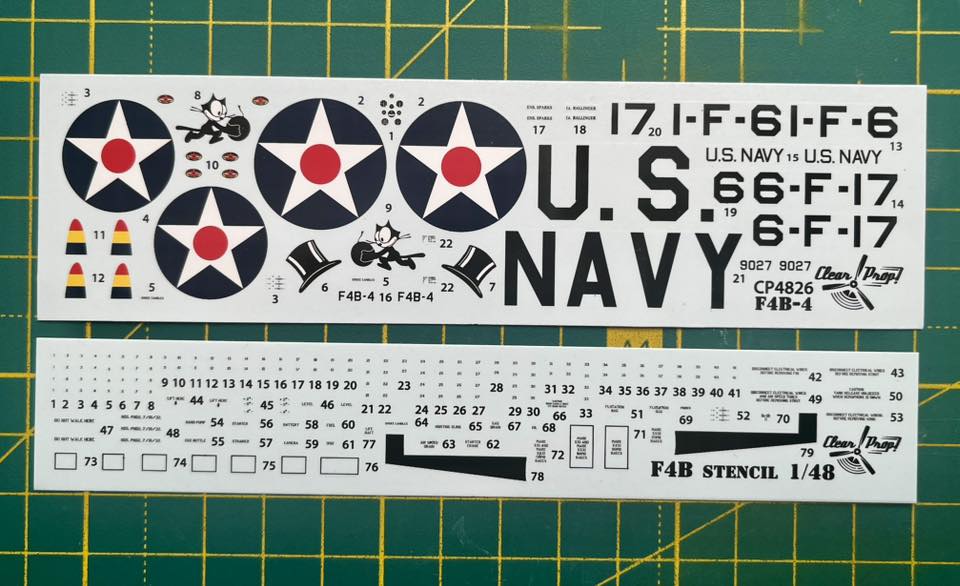 Clear Prop Models CP4826 1:48 Boeing F4B-4 US Navy