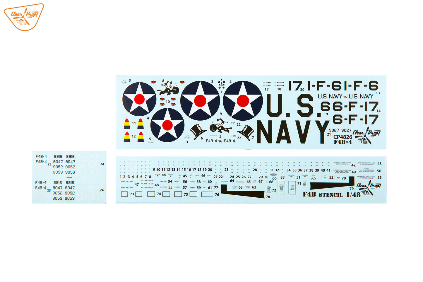 Clear Prop Models CP4826 1:48 Boeing F4B-4 US Navy