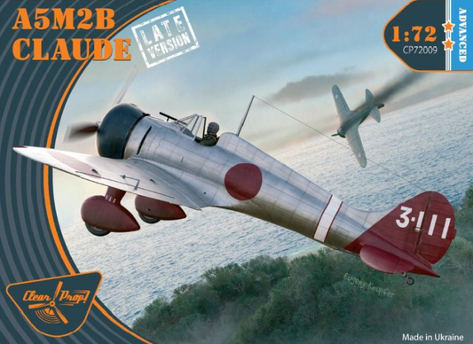 Clear Prop Models 72009 1:72 Mitsubishi A5M2b 'Claude' Late Version Advanced