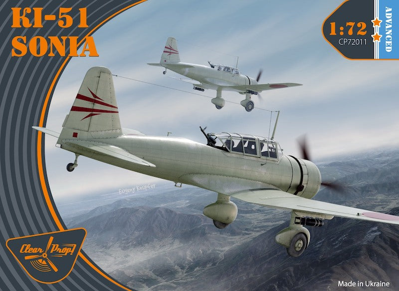 Clear Prop Models 72011 1:72 Mitsubishi Ki-51 'Sonia' Assault Plane Advanced