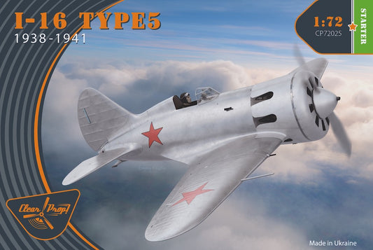 Clear Prop Models 72025 1:72 Polikarpov I-16 type 5 1938-1941 Starter