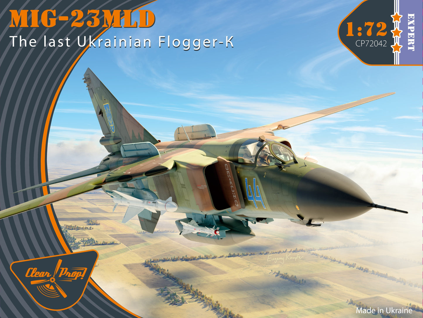 Clear Prop Models CP72042 1:72 Mikoyan MiG-23MLD The last Ukrainian Flogger-K Expert kit