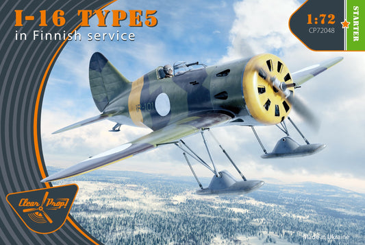 Clear Prop Models CP72048 1:72 Polikarpov I-16 type 5 In Finnish Service