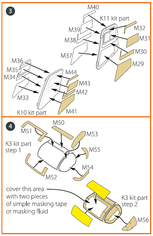 Clear Prop Models A35001 1:35 Sikorsky CH-54A Tarhe Paint Mask