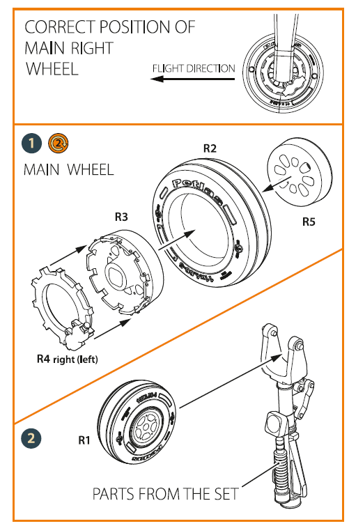 Clear Prop Models CPA35004 1:35 TB.2 UAV wheel set