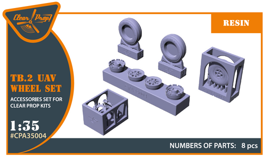 Clear Prop Models CPA35004 1:35 TB.2 UAV wheel set