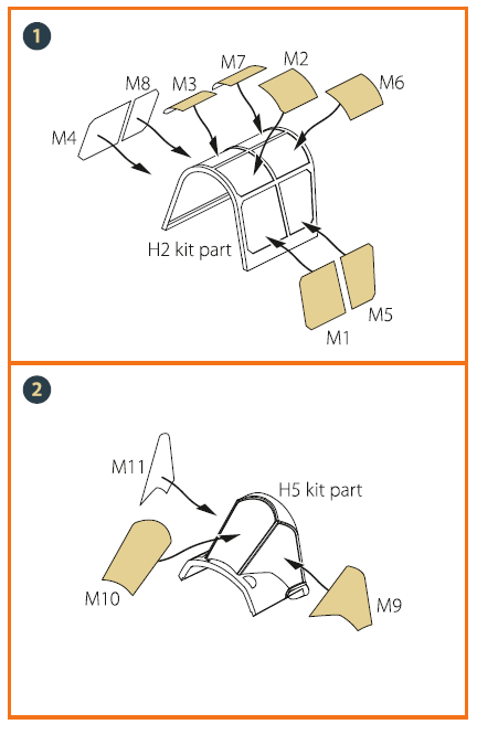 Clear Prop Models A48004 1:48 Curtiss H-75N Hawk Paint Mask