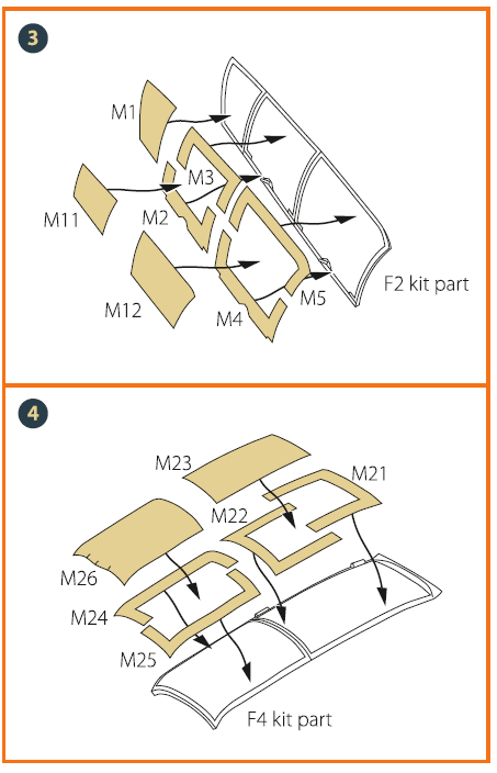 Clear Prop Models A48011 1:48 North-American/Rockwell OV-10Ð/D Bronco Double-Sided Paint Mask