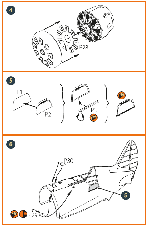 Clear Prop Models A48023 1:48 Polikarpov I-16 Type 5 Photo-Etched Brass Exterior Set