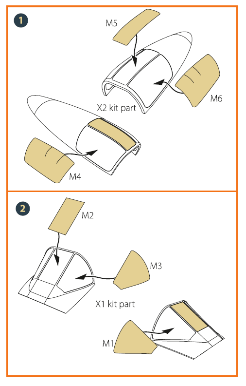 Clear Prop Models CPA48041 1:48 Douglas A2D-1 Skyshark double-sided painting mask