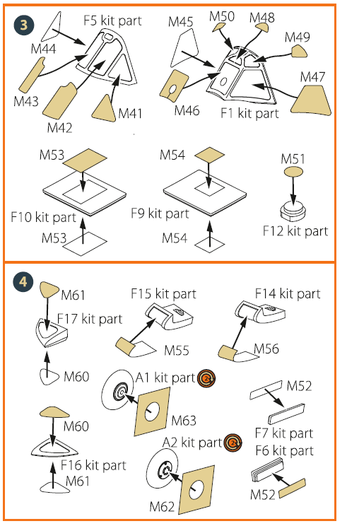 Clear Prop Models A72027 1:72 Mitsubishi Ki-51 Sonia (All Versions) Canopy Painting Mask