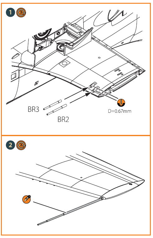 Clear Prop Models A72040 1:72 Douglas XA2D-1, A2D Skyshark Pitot Tubes & Guns