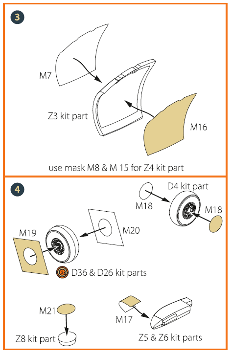 Clear Prop Models A72044 1:72 Grumman OV-1A/JOV-1A Mohawk Painting Mask