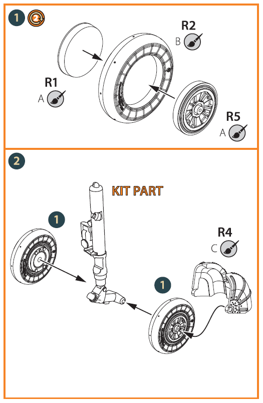 Clear Prop Models A72079 1:72 Mikoyan MiG-23ML/MLD/P/MLAE Wheel Set