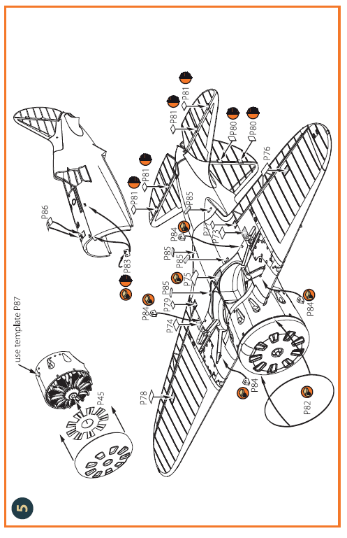 Clear Prop Models A72084 1:72 Polikarpov I-16 type 5 Photo-Etched Set