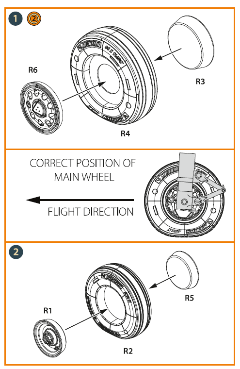 Clear Prop Models CPA72112 1:72 F-35A wheel set