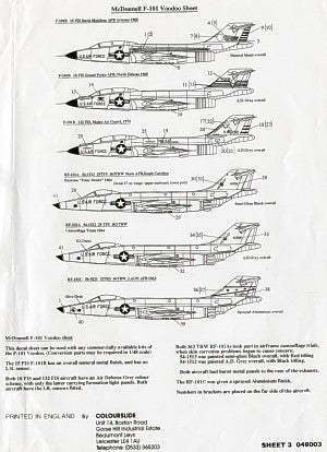Check Six 048003 1:48 McDonnell Voodoo