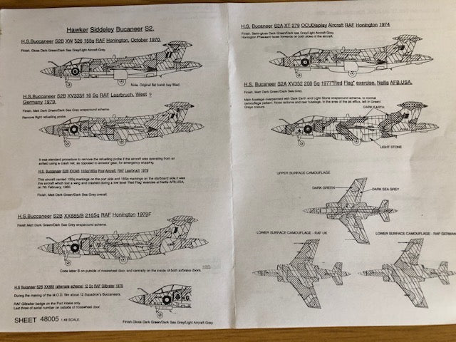 Check Six 048005 1:48 Blackburn/Hawker-Siddeley Buccaneer