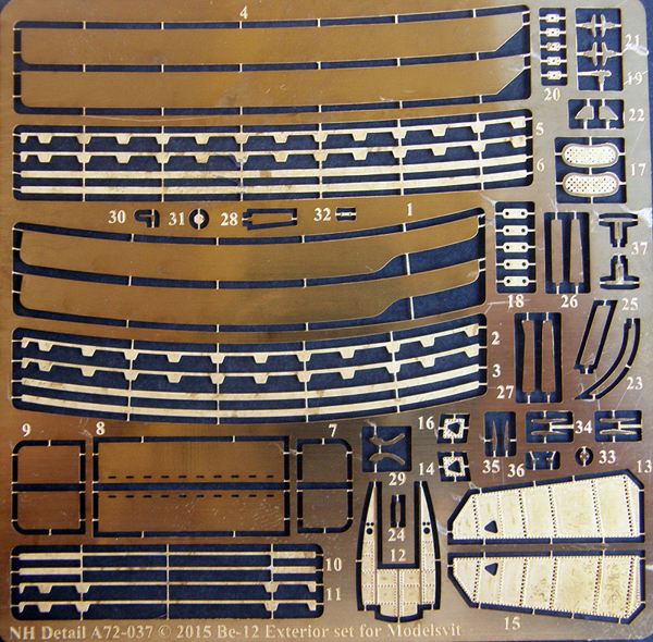 NH Detail CS72-004 1:72 Beriev Be-12 double set containing NHA72-037 and NHA72-038