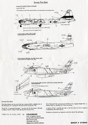 Check Six 072004 1:72 Korean War