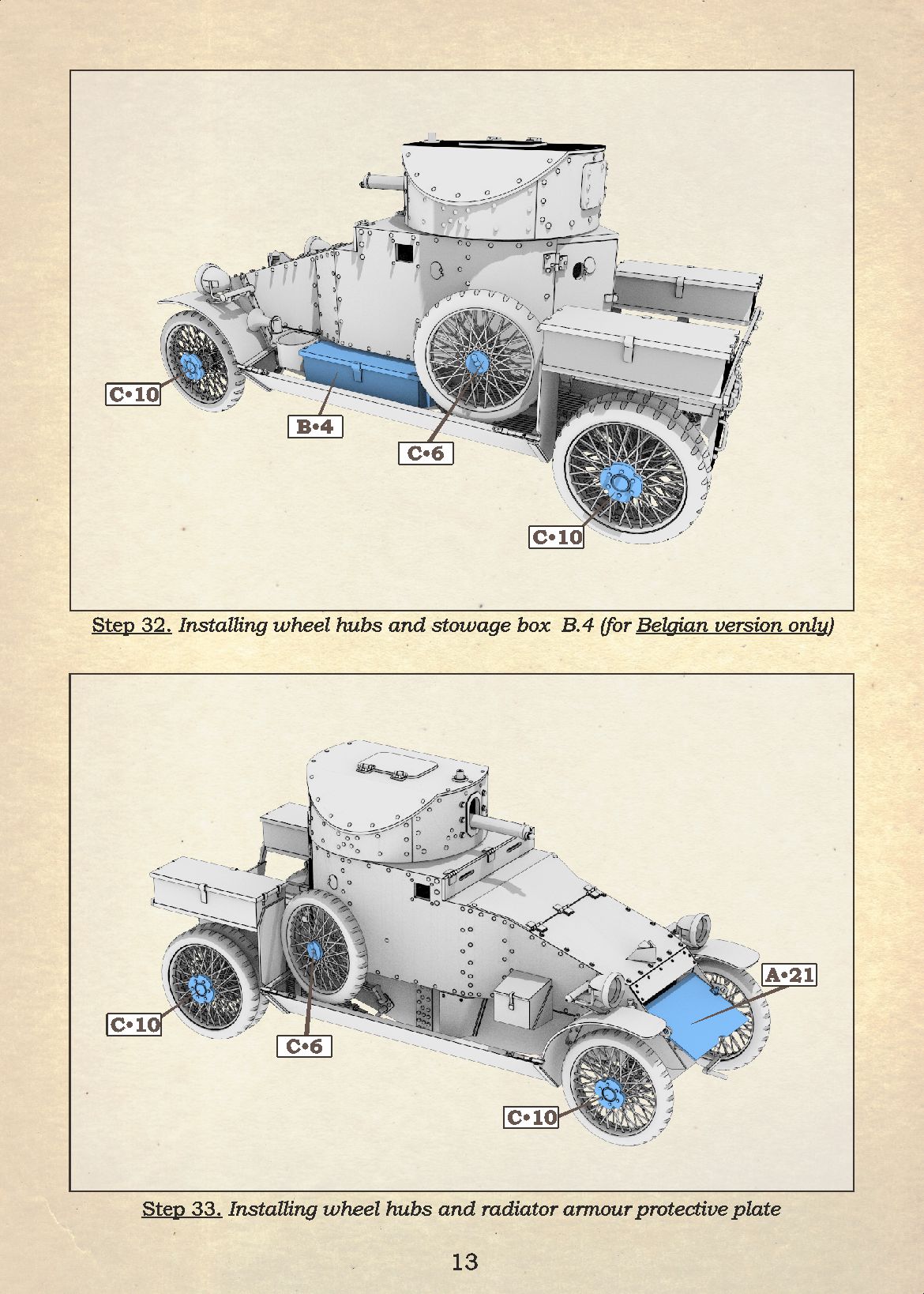 Copper State Models CSM35001 1:35 Lanchester British WWI armoured car